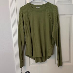 Billabong Sage Green Long Sleeve Top